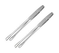 Pinze Da Cucina 2 pezzi di pinze da cucina in acciaio inossidabile, utensili, for buffet, anti-calore for pane, pasticceria, barbecue