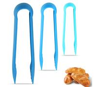 Pinze da Cucina, Clip per il Pane, Set di 3 Pinze da Barbecue Professionale, Pinze Per Alimenti Multifunzionali, Pinze da Buffet e Servire, Pinza Cucina per Cuocere al Forno, Grigliare, Servire Cibo
