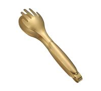 Pinze da Cucina Grigliare Pinze for Cucinare, pinze da Cucina for Barbecue Grill, Forno a Cottura, Insalata Bistecca Pasta vegetale, Utensili in Acciaio Inox Pesce Pinze per Alimenti(Gold)