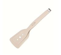 Pinze da cucina in acciaio inossidabile con punte in silicone, paletta 2 in 1 resistente al calore for grigliare e cucinare sul piano cottura(White)
