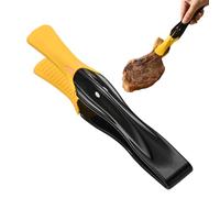 Pinze da cucina in silicone con design a padella, pinze da cucina resistenti al calore e antiscottatura | Spatola per carne con leva antiscivolo per cucinare, grigliare, grigliare, bistecca e