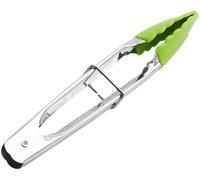 Pinze da cucina in silicone verde in acciaio inossidabile di alta qualità