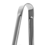 Pinze da Cucina Piccole in Acciaio Inox Argento per Biscotti e Pane | Lisce, Previene Impasti Appiccicosi, per Zucchero e Dolcetti, Formato Compatto