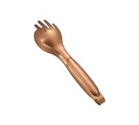 Pinze da cucina, Pinze da cucina e servizio in acciaio inox for carne, insalata, pane, barbecue, multicolore(Brown)