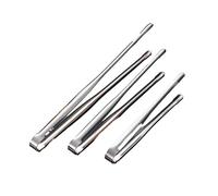 Pinze da Fuoco 1Pc Stainless Steel Grill Tongs Cooking Utensils For BBQ Baking Silver(3pcs silverABC)