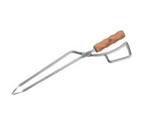 Pinze da fuoco in acciaio inossidabile for barbecue, camino e stufa da esterno, pinze lunghe for legna da ardere for tronchi, uso in campeggio e braciere