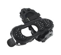 Pinze da ghiaccio in acciaio da 30 denti Picchi per scarpe antiscivolo Arrampicata Escursionismo Picchi da neve Tacchetti Grip Copriscarpe Pinze da ghiaccio in acciaio