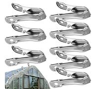 Pinze Da Giardino Per Serra - Dispositivi Di Fissaggio In Tessuto Ombra, Dispositivi Di Fissaggio A Rete Per Piante, Pinzette Per Film Resistenti | Il Meccanismo Di Blocco Garantisce Le Strutture Dei