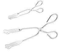 HENDI Pinze da pasticceria, pinze da servizio, pinze per torte, dolci, pinze per servire, pinze da cucina, pinze per buffet, pinze per alimenti, lavabili in lavastoviglie, 220 mm, acciaio inox