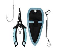 Pinze da per Rimuovere l'amo, antiruggine, Portatile, ad Anello Diviso, Strumenti da, per Barca, Riva, Fiume, Lago, al Gatto, Uomini, papà, Pescatori