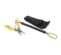 Pinze da pesca da surf con lenza da 125 mm, pinze integrate per pesca surf | Design a naso stretto, raggiunge bocche profonde, riduce al minimo i danni dei pesci, sganciamento efficiente