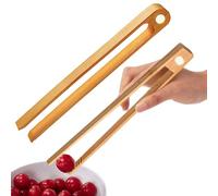 Pinze da servire, pinze da griglia con supporto magnetico, 2 pezzi in legno per cucinare alla griglia da campeggio, per insalata di pane di pesce con un'insalata affidabile per il