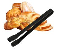 Pinze da servizio, manico in silicone per alimenti, utensili da cucina antiscivolo e utensili, per servire insalate, grigliate, friggere, carne, bacon, manzo, pollo, torte e