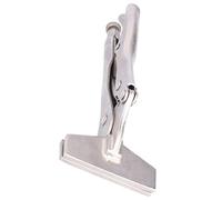 Pinze di bloccaggio con bocca piatta, pinza regolabile per lamiere per piegatura di metalli e rottura e crimpatura in metallo, acciaio 55# (25,4 cm)