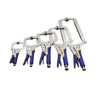 Pinze di bloccaggio regolabili da 15,2 cm 20,9 cm 27,9 cm 35,6 cm 45,7 cm pinza a C morsetto per saldatura resistente a tenuta rapida strumento manuale per lavorazione dei metalli e riparazioni