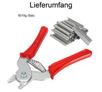 Pinze di Fissaggio Pinze di Serraggio 15,5 Cm 1set Rosso Costruzione Robusta