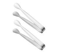 Pinze di ghiaccio | 2 pezzi Sugar Sweet Tong | Attenti per cucina in acciaio inossidabile | Sweet Tong per marshmallow, cubetti di ghiaccio, fette di limone, gelatina, cubetti di zucchero