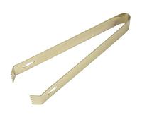 Pinze di ghiaccio, in acciaio inossidabile da 17 cm/7 pollici per antipasti, festa, zucchero, dessert, cocktail, utensile da bar in metallo, lavastoviglie (Placcatura d'oro)