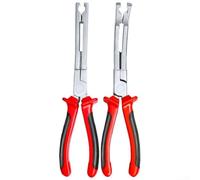 Pinze di precisione da 22,9 cm con funzionalità angolate e dritte per connettore elemento riscaldante e per attività di manutenzione del sensore (curva da 22,9 cm)