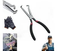 Pinze di scollegamento elettrico automobilistico, 2025, pinza per connettore a linguetta per auto, strumento di scollegamento del tubo del carburante (nero dritto)