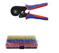 Pinze e terminali for crimpatura di precisione da 0,08-16 mm, set di terminali for tubi 28-5 AWG, terminali VE&TE, utensili manuali, crimpatrice for elettricisti CLB16-6(CLB 16-6 1020 SET)