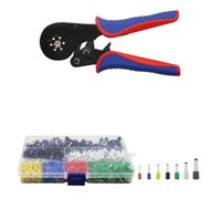 Pinze e terminali for crimpatura di precisione da 0,08-16 mm, set di terminali for tubi 28-5 AWG, terminali VE&TE, utensili manuali, crimpatrice for elettricisti CLB16-6(CLB 16-6 780 SET)