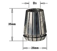 Pinze elastiche CMT "ER25" -D3 mm6 -Cod.: 184 da 25