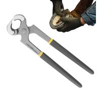 Pinze Farrier Tools - Pinze per caschi per cure equine per schiaccianoci - Strumento per maniglioni in acciaio al vanadio per pony in finitura opaca da usare come schiaccianoci