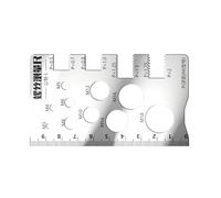 Pinze filettate a vite ad alta precisione per la determinazione dei passi metrici Diametro e dimensione del rubinetto Punta da trapano Misuratori di dimensioni del rubinetto Precisione Passi filettati