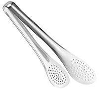 Pinze for cottura in acciaio inox, for grigliare e cuocere alimenti con impugnatura ergonomica
