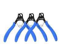 Pinze For Crochet A Un Passaggio Da 3 Pezzi, 1,5/2,25/3,0 Mm | Strumento For Tagliare I Fili For La Creazione Di Gioielli, Piega E Taglia In Un Unico Movimento, For Ciondoli(Blue)