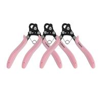 Pinze For Crochet A Un Passaggio Da 3 Pezzi, 1,5/2,25/3,0 Mm | Strumento For Tagliare I Fili For La Creazione Di Gioielli, Piega E Taglia In Un Unico Movimento, For Ciondoli(Pink)