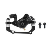 Pinze freno a disco anteriori e posteriori universali per bicicletta elettrica da uomo in alluminio resistente nero 8,2 x 5,5 cm 196 g (freno a disco posteriore (F180 R160))