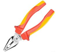Pinze isolate, 1000 V VDE certificate per tronchesi in acciaio cr-v, strumenti ergonomici da elettricista da 15,2 cm per taglio di precisione (filo da 15,2 cm)