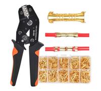 Pinze isolate, Pinza for crimpatura a molla, utensile manuale, connettore for filo femmina e maschio, terminale, kit di assortimento isolato elettricamente
