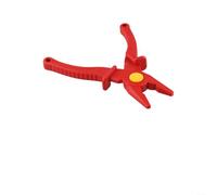 Pinze isolate VDE 1000 V, pinza crimpatrice a becco piatto da 19 cm, per elettricisti, pinza di sicurezza ad alta tensione con manico ergonomico per lavoro in tensione e rilevamento di circuiti