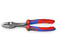 KNIPEX - Pinza regolabile frontale bonderizzata, con manici rivestiti, Lunghezza complessiva: 200 mm 200