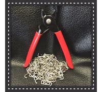 Pinze (LG) E Acciaio Inox Hog Anelli 3/4 " Sedile Cover Recinti Gabbie Appendice