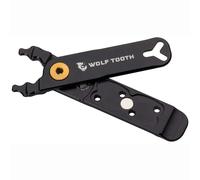 Pinze Multi-Tool Combo Masterlink Wolf Tooth Componenti Nere Con Bullone Oro