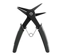 Pinze multifunzione per anelli a scatto due in uno, molla di fissaggio interna ed esterna, strumento di montaggio per smontaggio, multifunzione, portatile, in acciaio ad alto tenore di carbonio