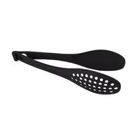 Pinze multifunzione per pasta, pinze per tostapane a forma di cucchiaio, 29 cm, spatola staccabile, utensili da cucina per barbecue, pinzette da cucina per cucinare, nylon