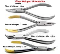 Pinze Ortodonzia Piegafili Weingart TC Sottile Ortodontiche Dentali Piegare Fili