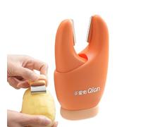 Pinze per aglio, strumento di sbucciatura manuale leggero - strumento pelapatate all'aglio e al per rimuovere la pelle, per verdure come carota in cucina di casa e ristorante