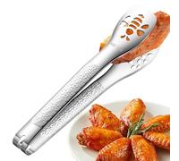 Pinze per alimenti - Pinze per servire cibo per feste | Pinze ergonomiche in acciaio inox resistenti al calore per barbecue Catering Friggere insalata Sushi