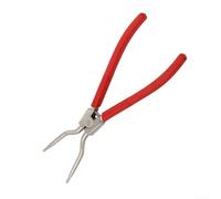 Pinze per anelli di sicurezza a molla da 280 mm, progettate per lavori di assemblaggio vasca da lavatrice, compresa la manipolazione interna ed esterna del morsetto (rosso)