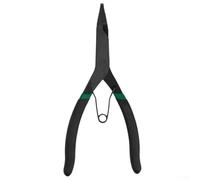 Pinze per anelli elastici per trasmissione, testa piatta e anelli elastici per autoveicoli, strumento di riparazione per smontaggio per anello in acciaio bocca nera