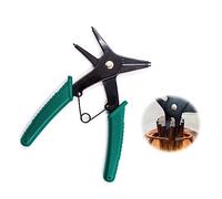 Pinze Per Anelli Sicurezza Scatto - Acciaio Al Carbonio Pinza Seeger Elastici Snap Ring Pliers Strumento 2-In-1 La Rimozione Di Interni Ed Esterni Con Doppio Uso Per Diametro Da 10 mm 40 mm
