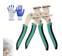 Pinze per auto e strumenti di smontaggio, pinze multifunzione efficienti per auto, strumento di rimozione clip, rimuove clip in plastica, fibbie, rivetti, senza danni (con guanti blu)