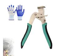Pinze per auto e strumenti di smontaggio, pinze multifunzione efficienti per auto, strumento di rimozione clip, rimuove clip in plastica, fibbie, rivetti, senza danni (con guanti blu)