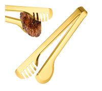 Pinze per barbecue - Pinze da cucina in acciaio inox, strumenti per grigliare con denti | Pinze alimentari multiuso, utensili da servizio antiscivolo e resistenti al calore, pinze per Pi